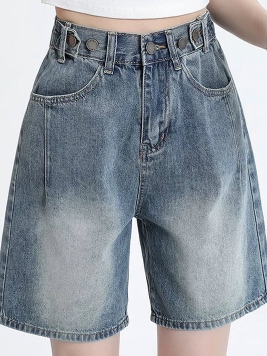 CASUAL DENIM SHORTS- PETITEGIRLS 小个子定制款