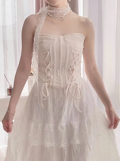 LACE-UP CORSET TOP
