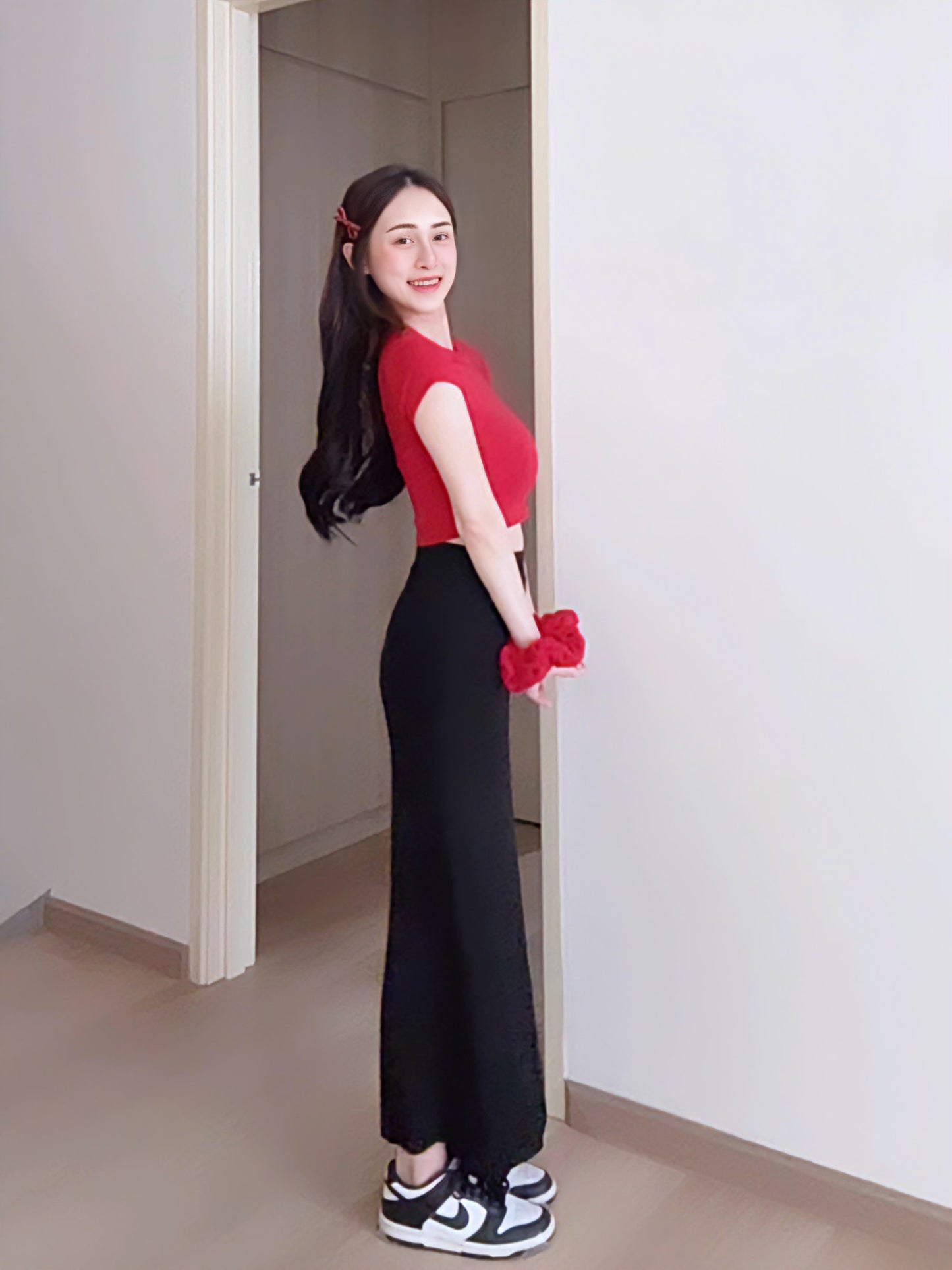 SLEEK VISCOSE PENCIL SKIRT - PETITEGIRLS 小个子定制款
