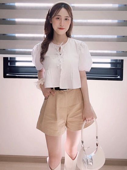 AVA SHORTS IN KHAKI