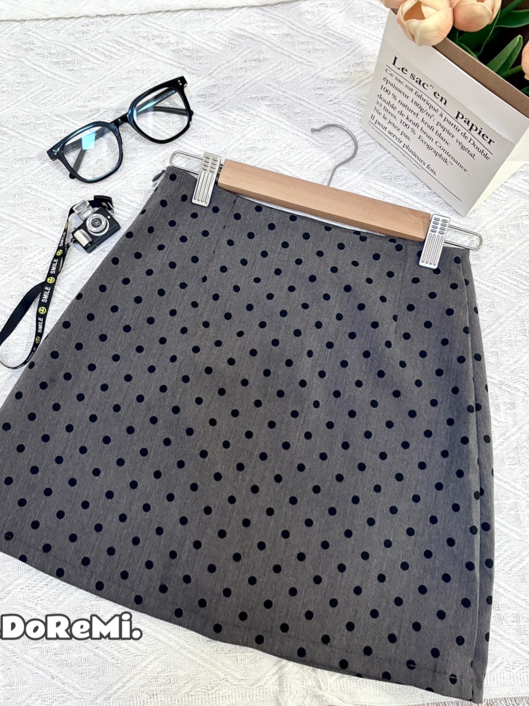 LUNA POLKA DOT SKIRT