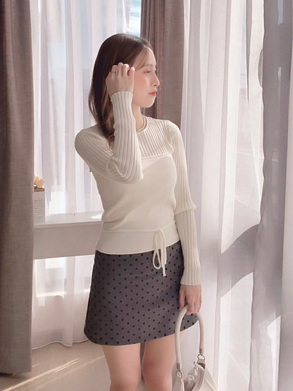 LUNA POLKA DOT SKIRT
