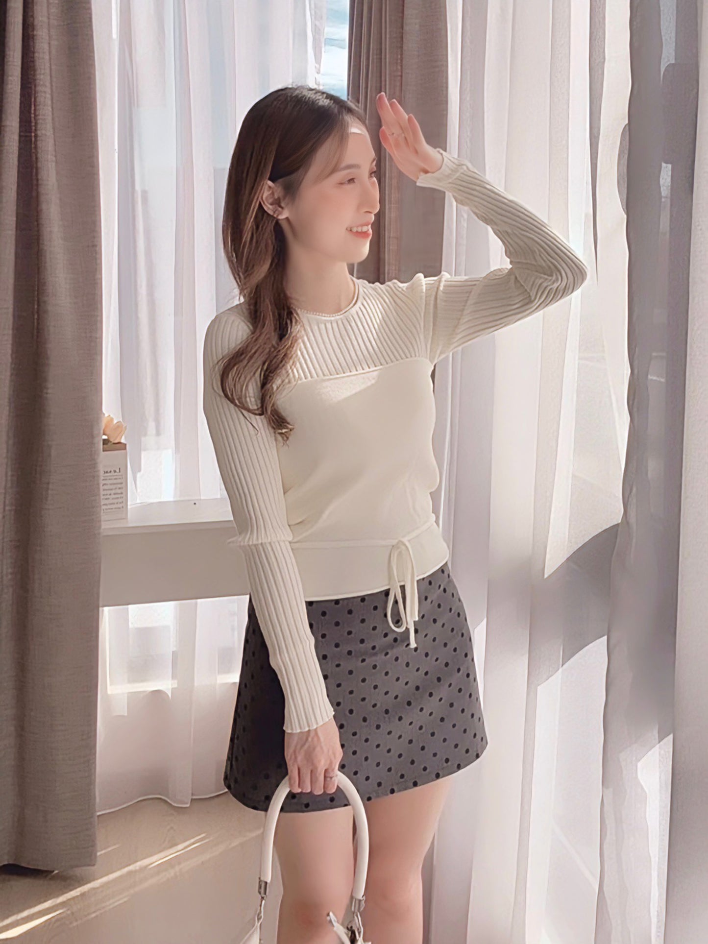 LUNA POLKA DOT SKIRT