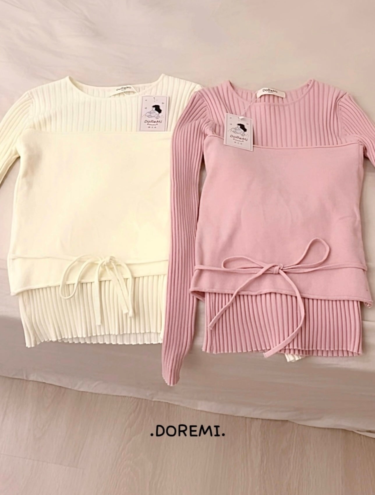 PINK BELLE KNIT TOP
