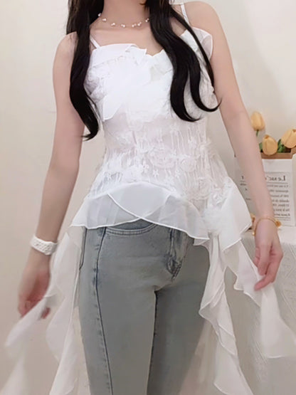 CELESTE CASCADE LACE CAMI