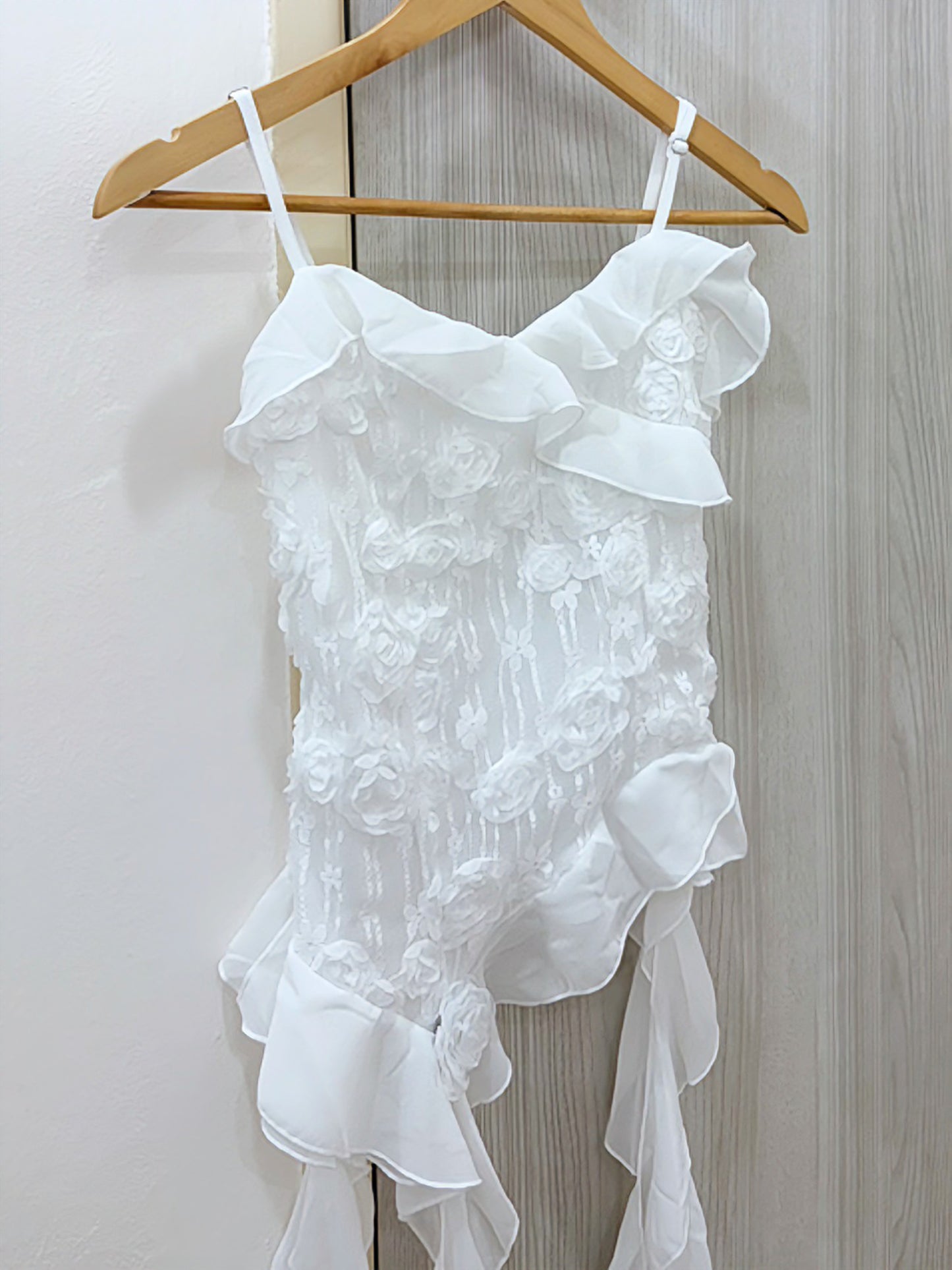 CELESTE CASCADE LACE CAMI