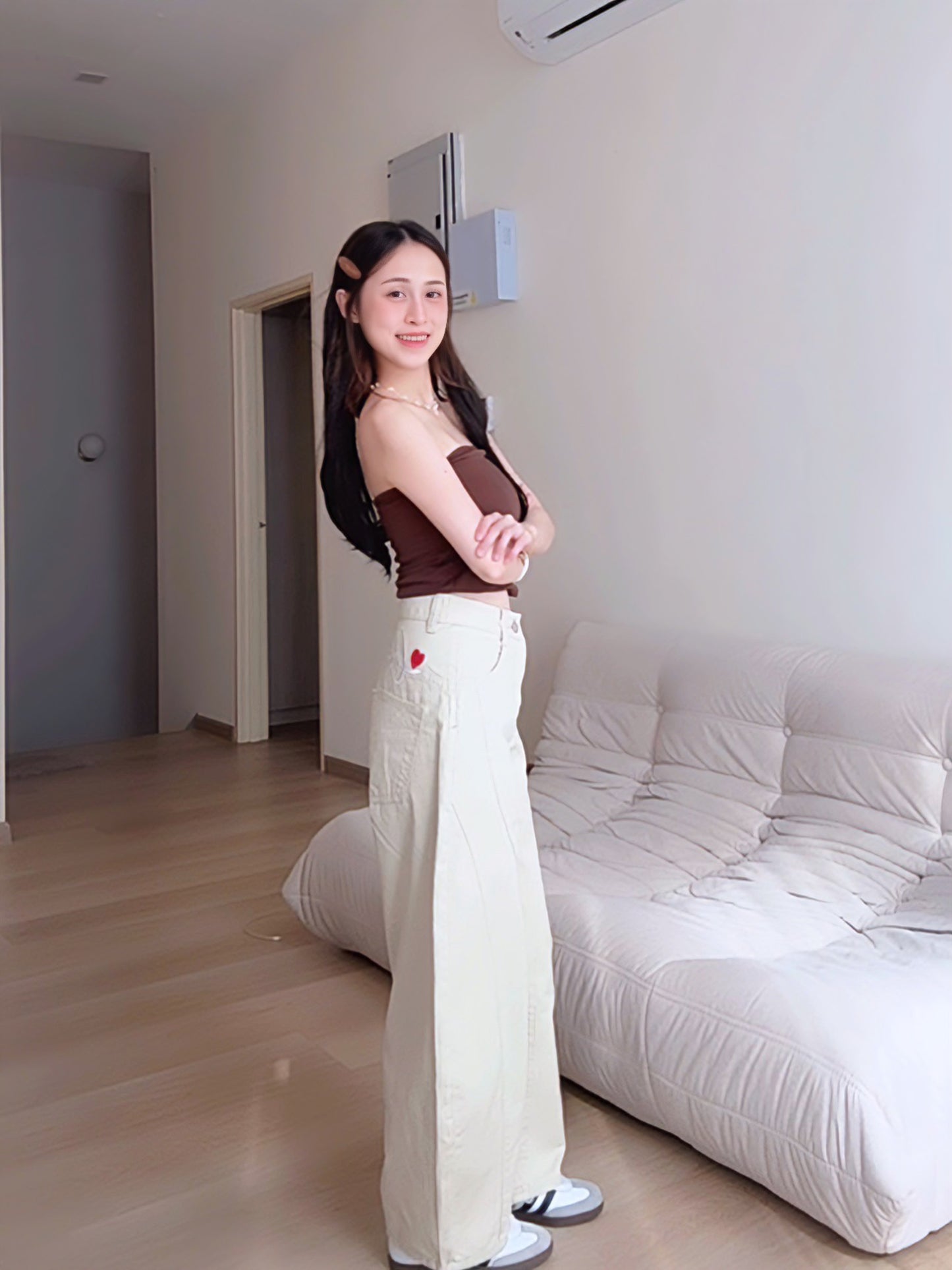 STAR EMBROIDERED DENIM - PETITEGIRLS 小个子定制款