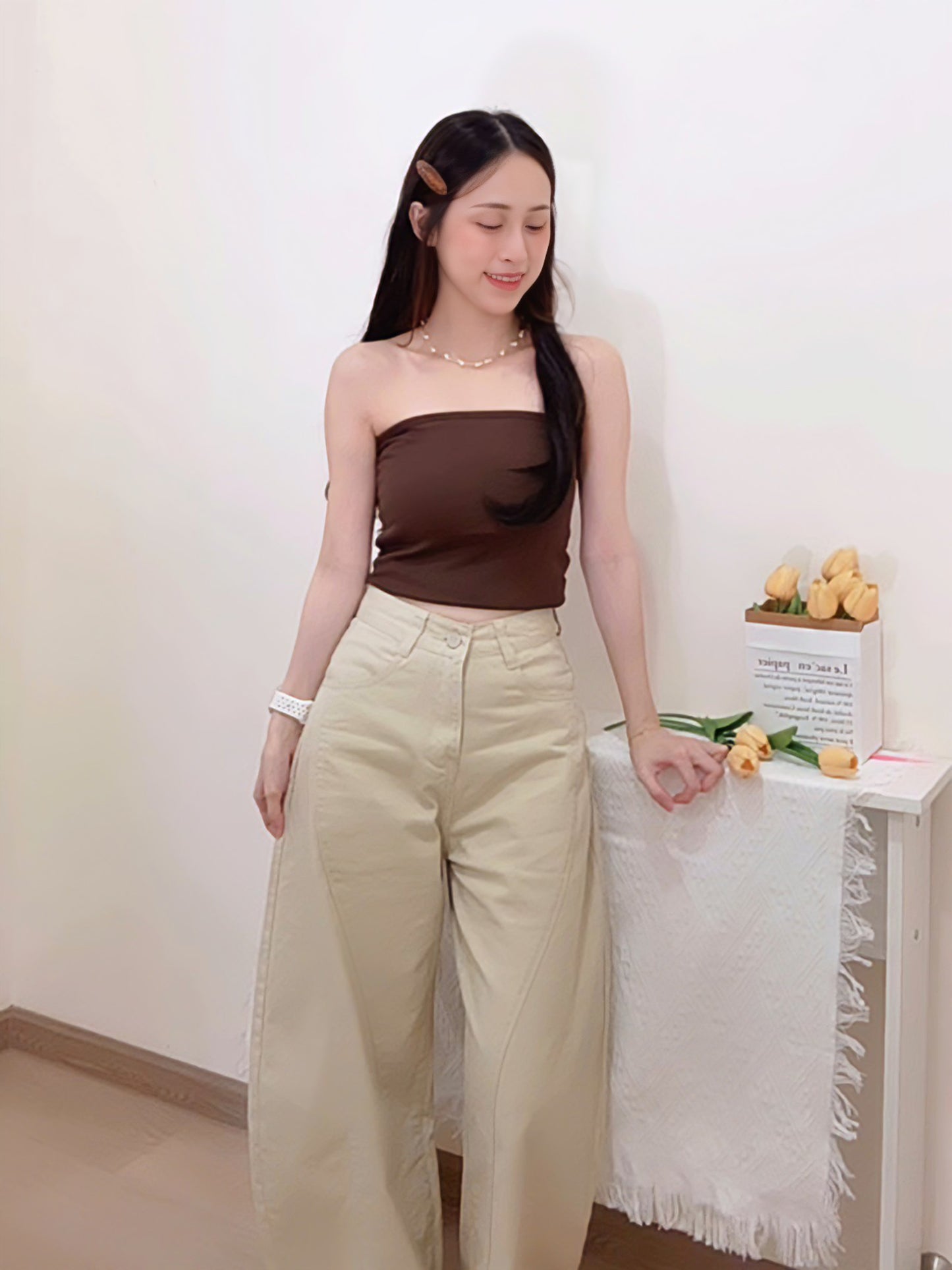 COCOA BANDEAU TOP