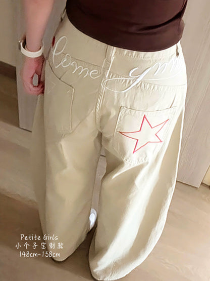 STAR EMBROIDERED DENIM - PETITEGIRLS 小个子定制款