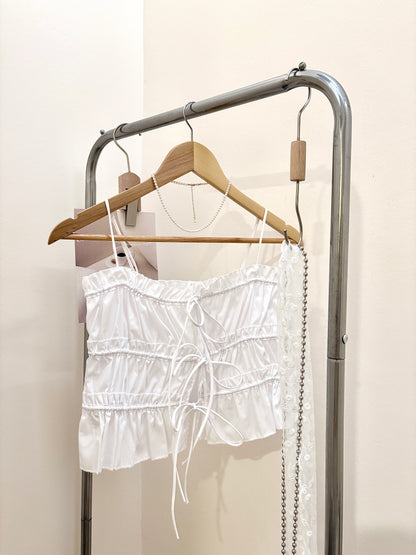 RUCHED RIBBON CAMI