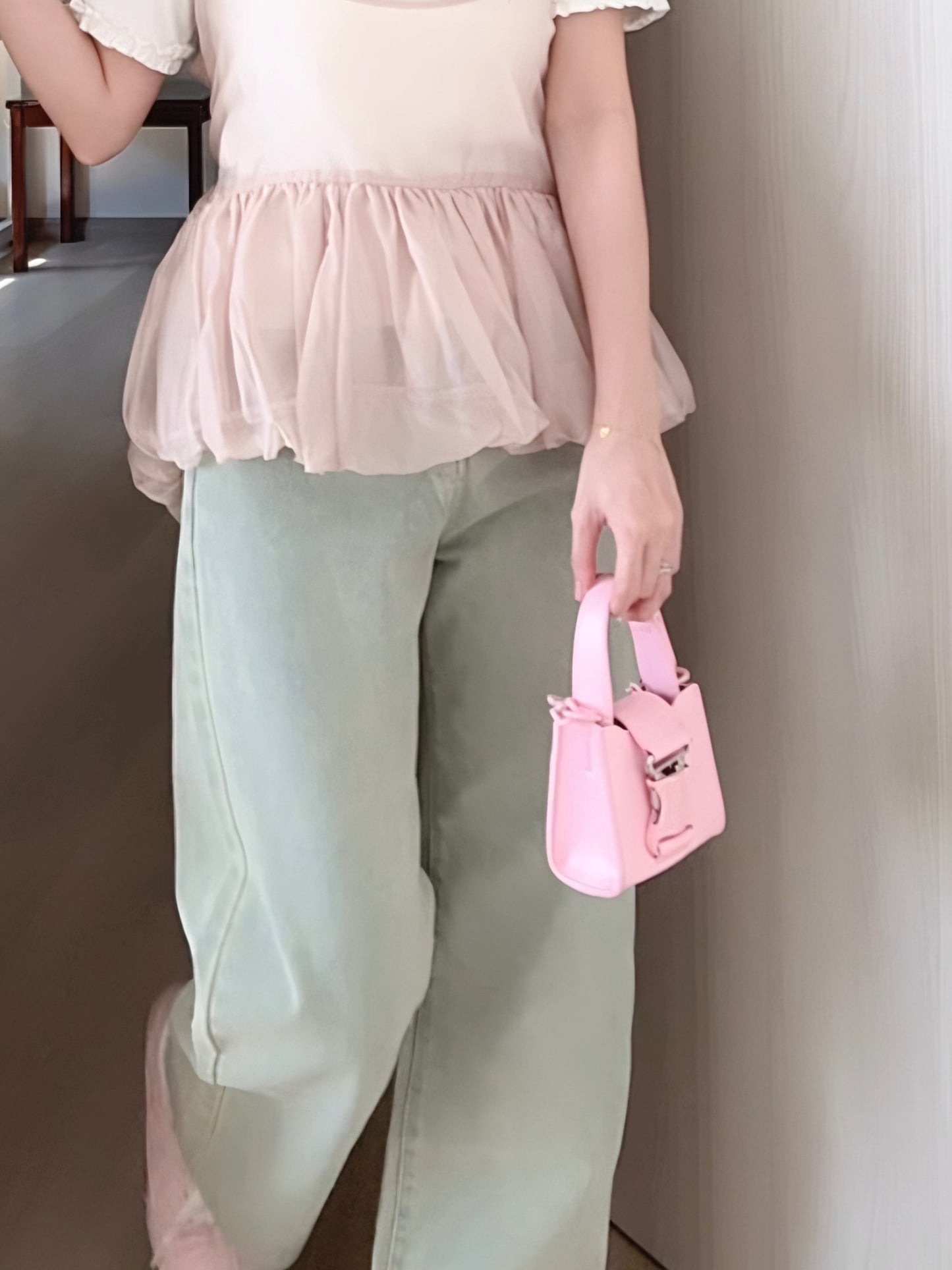 MORNING LIGHT STRAIGHT JEANS - PETITEGIRLS 小个子定制款