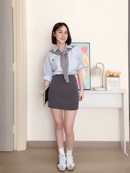 LUNA POLKA DOT SKIRT