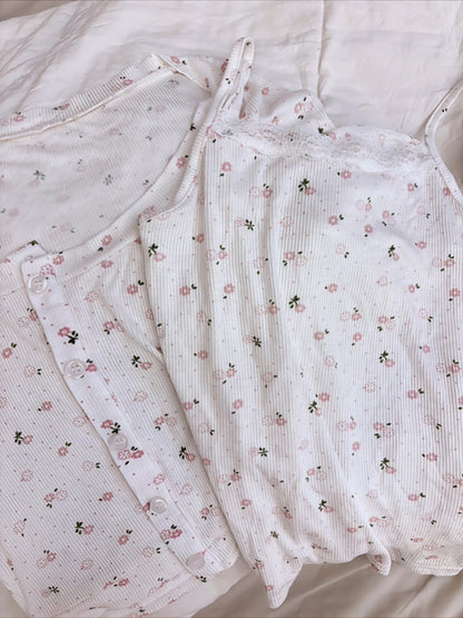 DITSY FLORAL CAMI CARDIGAN SET