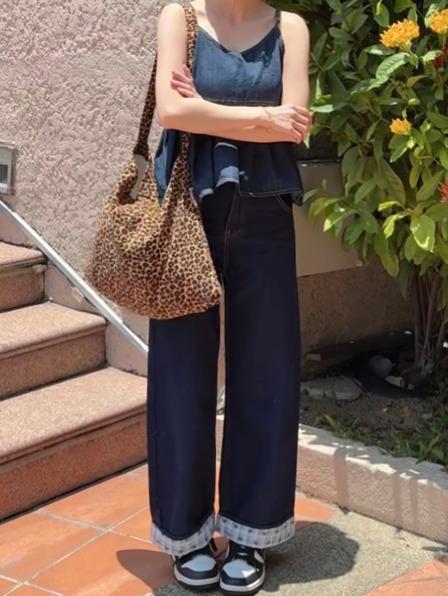 BOW PATCHWORK DENIM - PETITEGIRLS 小个子定制款