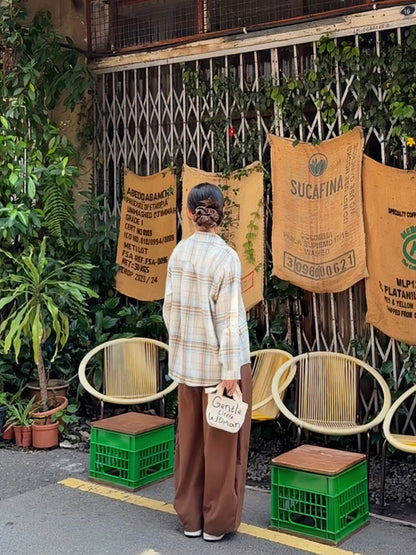 EFFORTLESS ELASTIC WAIST WIDE LEG PANTS - PETITEGIRLS 小个子定制款