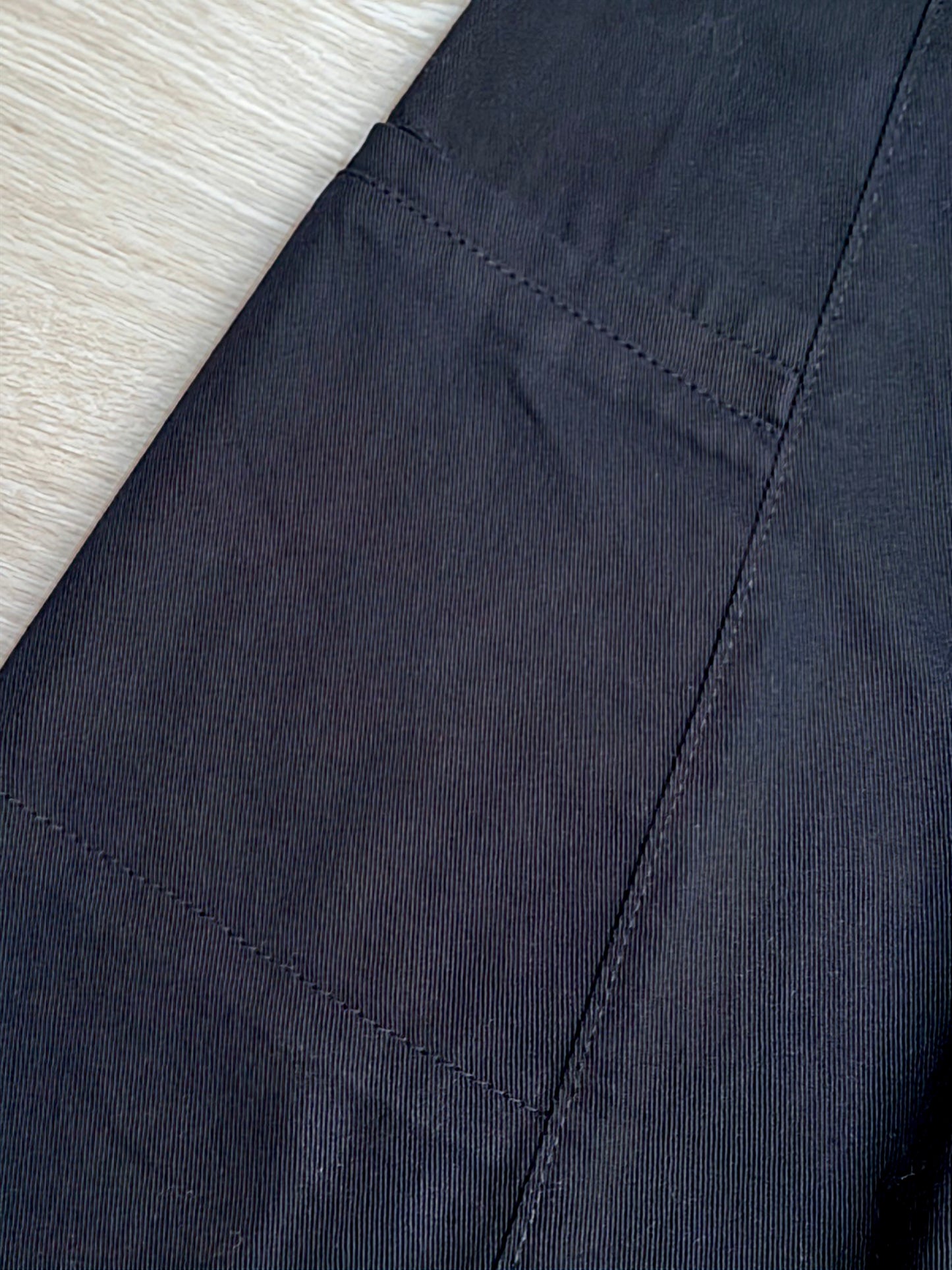 BLACK POCKET CARGO JEANS - PETITEGIRLS 小个子定制款