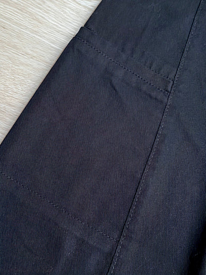 BLACK POCKET CARGO JEANS - PETITEGIRLS 小个子定制款