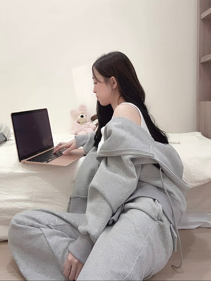 GREY HOODIE JACKET
