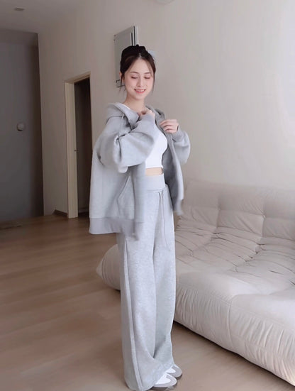 GREY HOODIE JACKET
