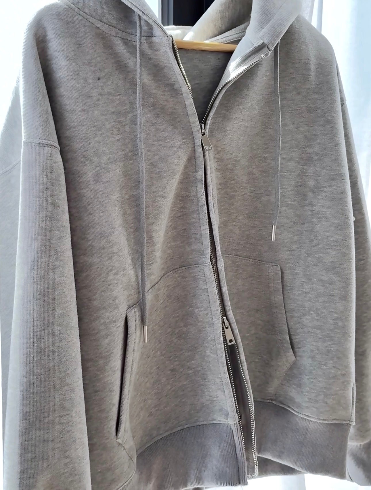 GREY HOODIE JACKET