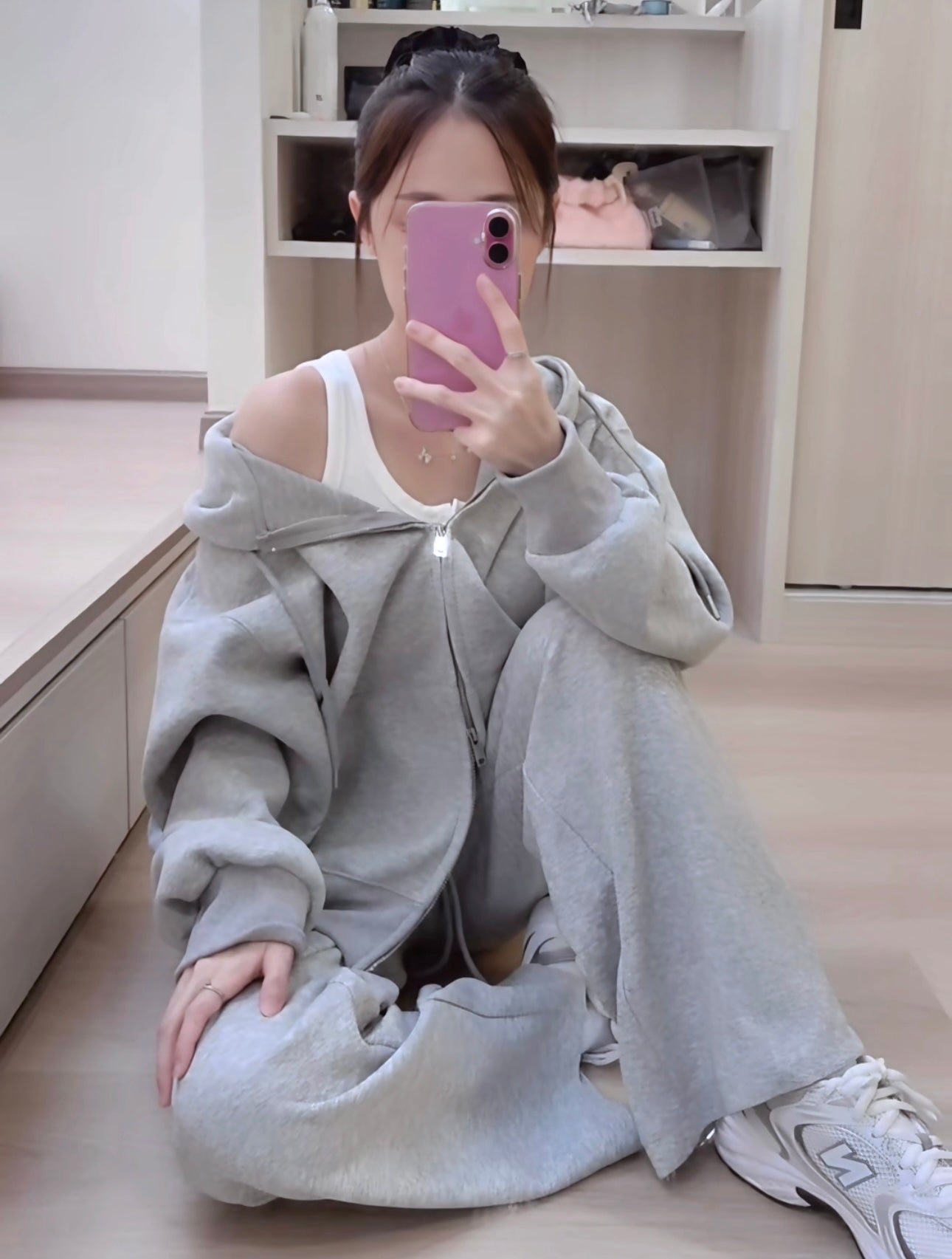 GREY HOODIE JACKET