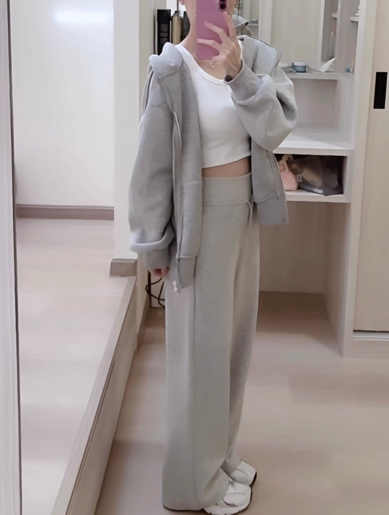 GREY HOODIE JACKET
