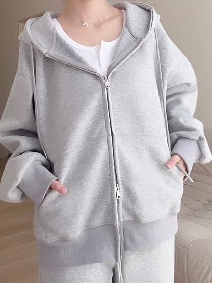 GREY HOODIE JACKET