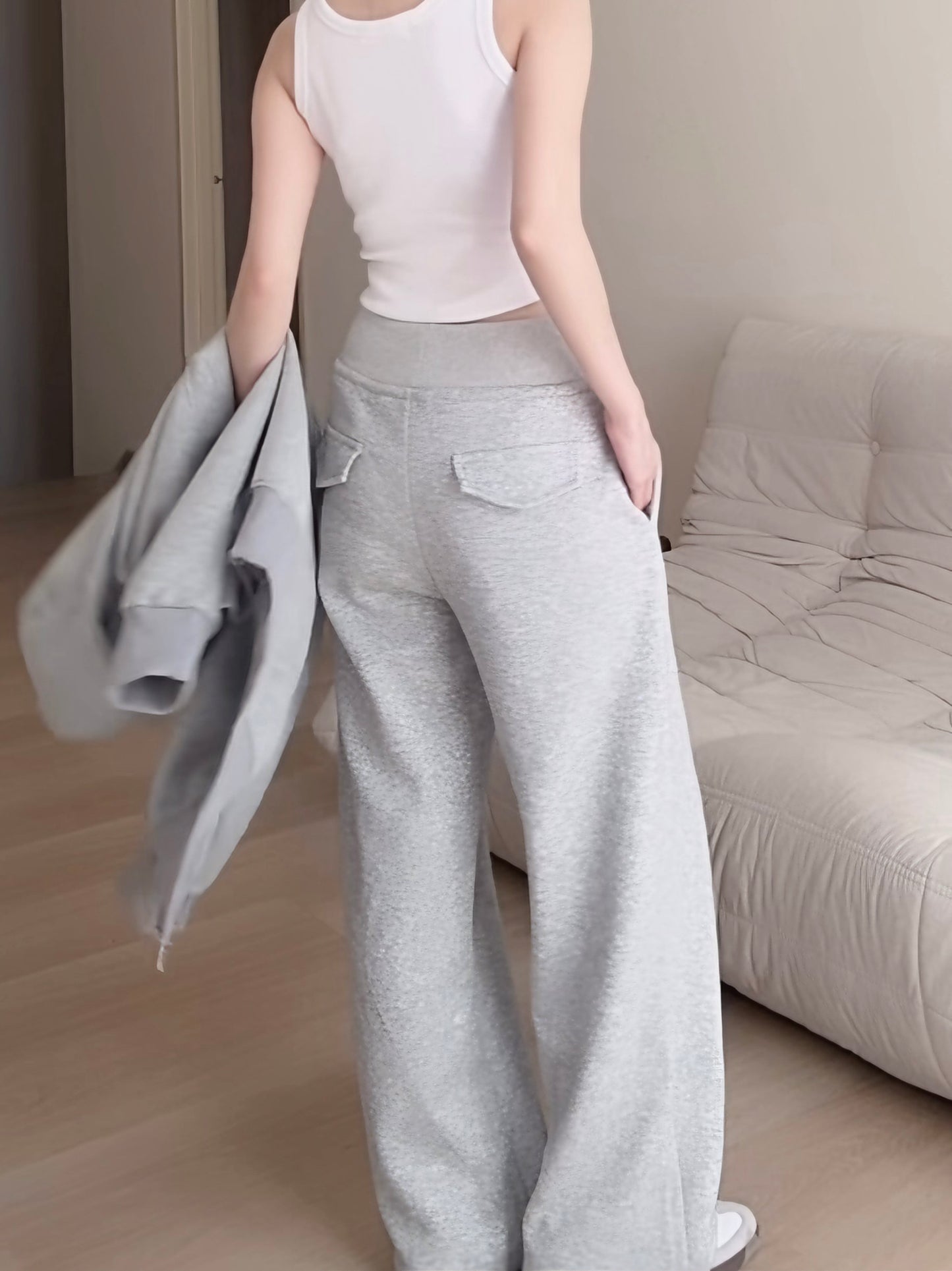 GREY HOODIE JACKET
