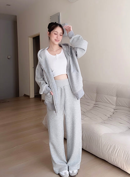 GREY HOODIE JACKET