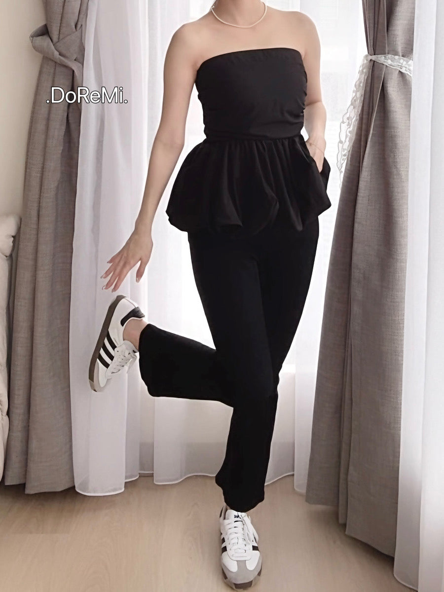 FLARED DENIM PANTS - PETITEGIRLS 小个子定制款