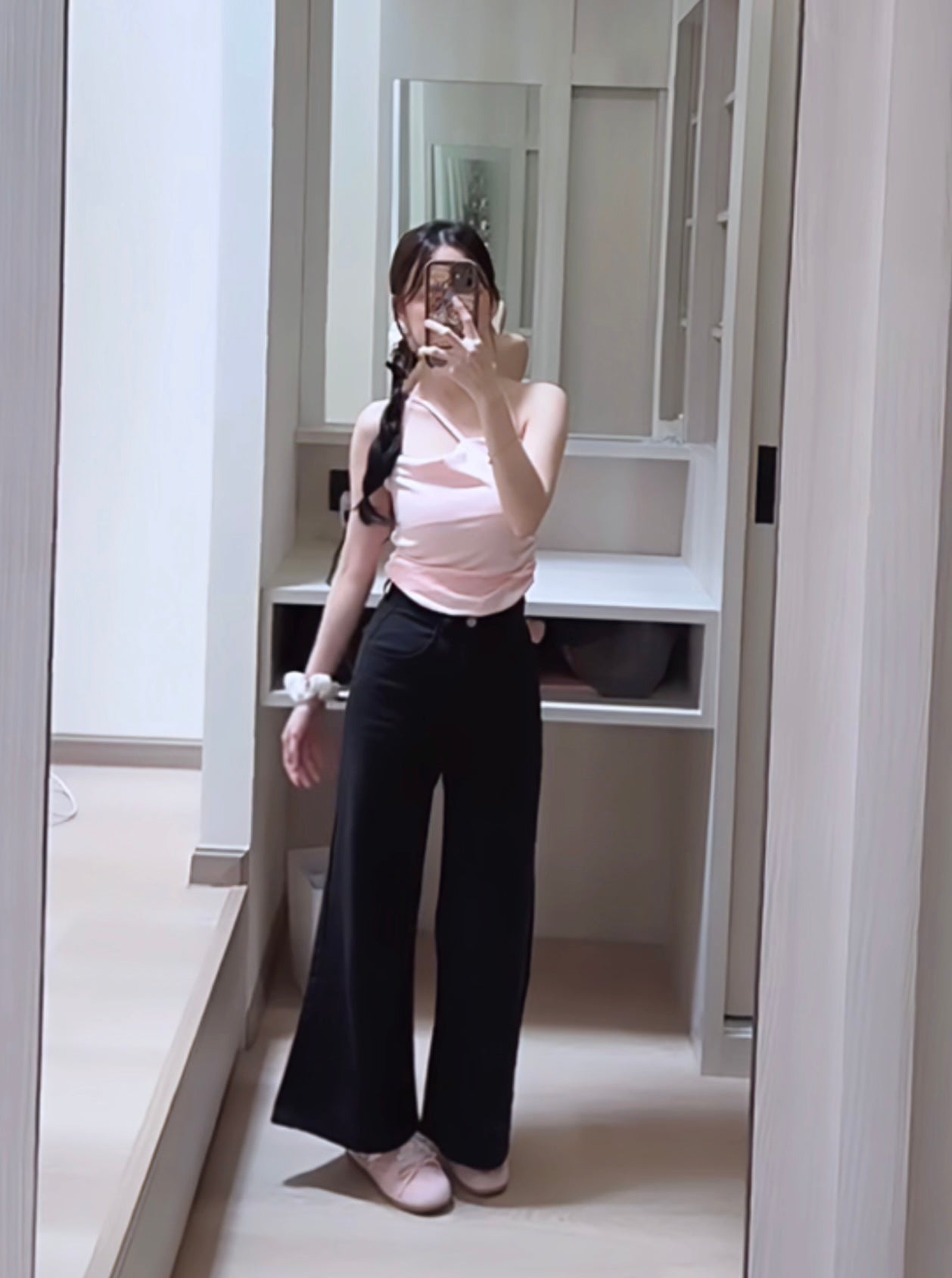 SOFT BAGGY BLACK JEANS - PETITEGIRLS 小个子定制款