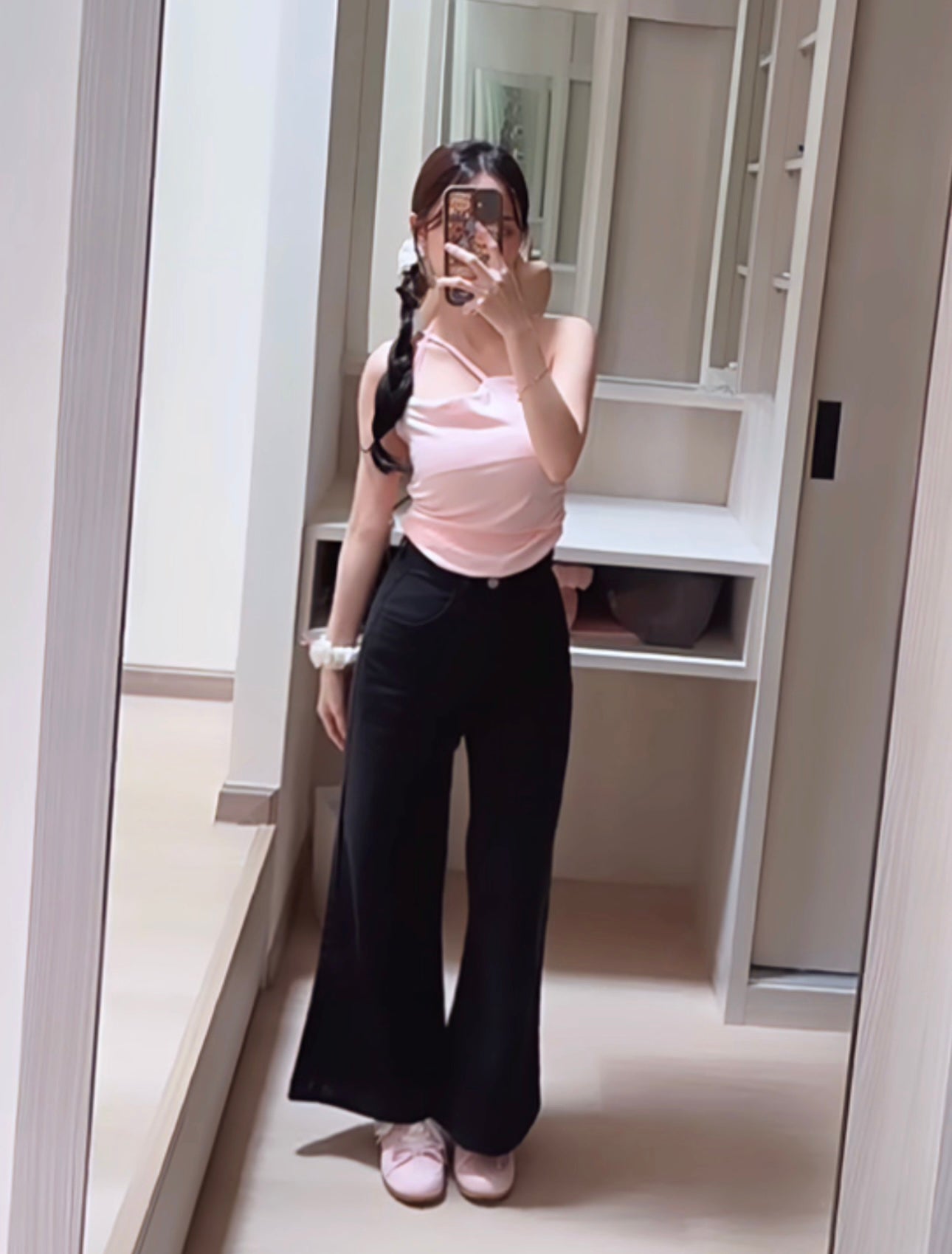 SOFT BAGGY BLACK JEANS - PETITEGIRLS 小个子定制款