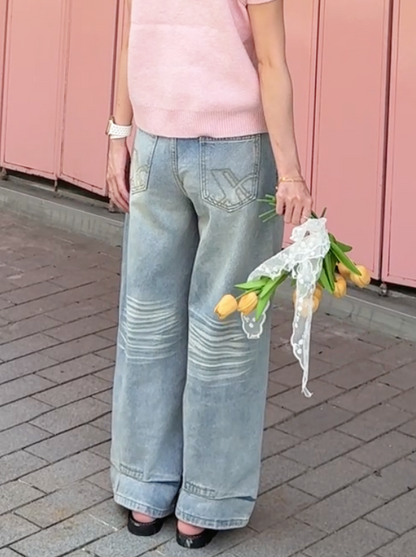 VINTAGE WASHED DENIM - PETITEGIRLS 小个子定制款