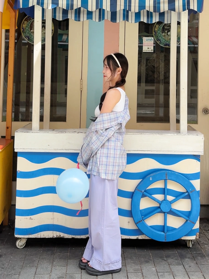 PURPLE DREAM PLAID SHIRT