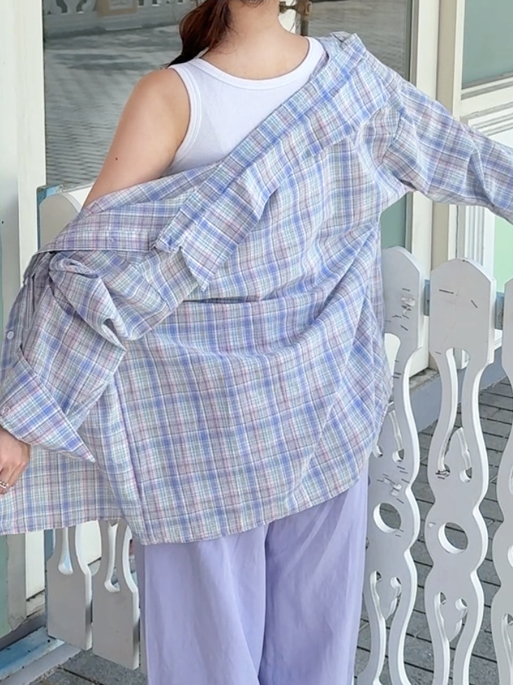 PURPLE DREAM PLAID SHIRT