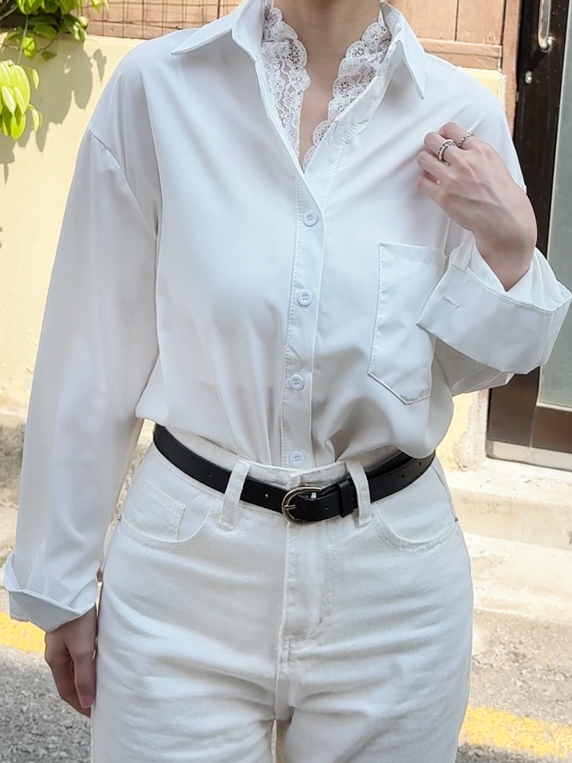 CASUAL LACE SHIRT