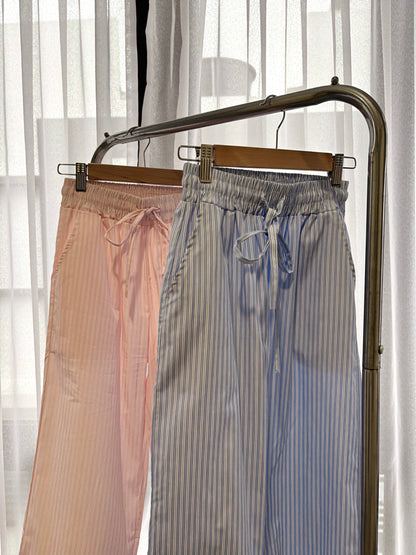 BLUE STRIPE COMFORT PANTS - PETITEGIRLS 小个子定制款