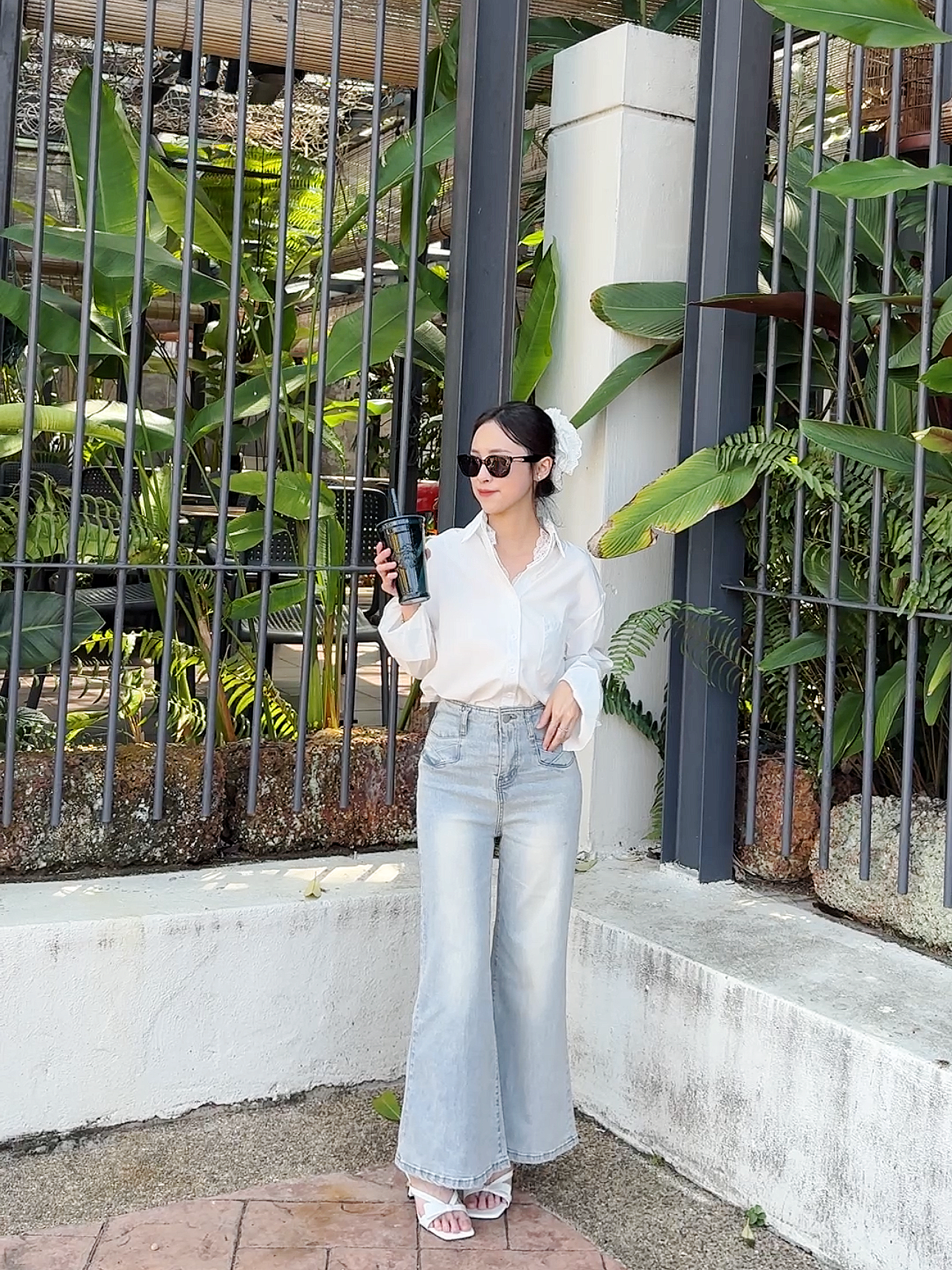 MORNING BLUE FLARE DENIM  - PETITEGIRLS 小个子定制款