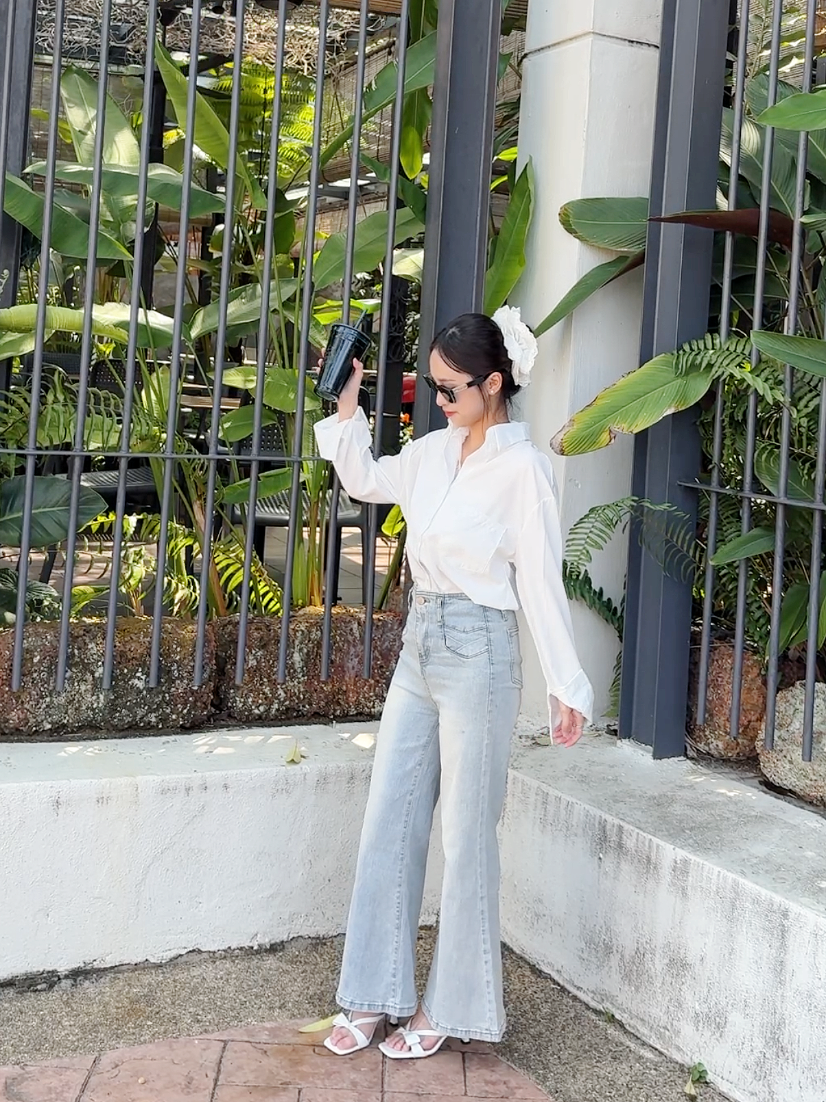 MORNING BLUE FLARE DENIM  - PETITEGIRLS 小个子定制款