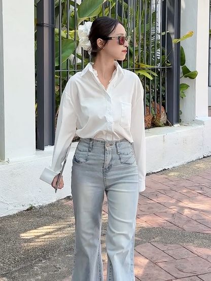CASUAL LACE SHIRT