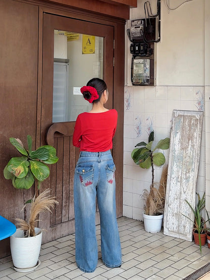 CHERRY KISS JEANS  - PETITEGIRLS 小个子定制款