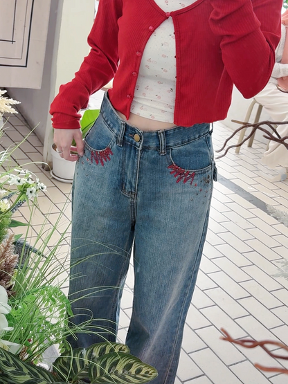 CHERRY KISS JEANS  - PETITEGIRLS 小个子定制款