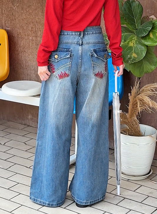 CHERRY KISS JEANS  - PETITEGIRLS 小个子定制款