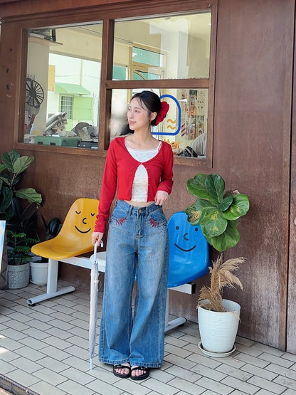 CHERRY KISS JEANS  - PETITEGIRLS 小个子定制款