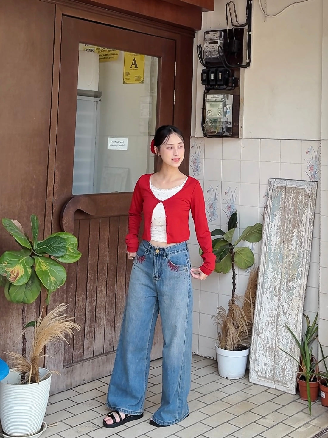 CHERRY KISS JEANS  - PETITEGIRLS 小个子定制款