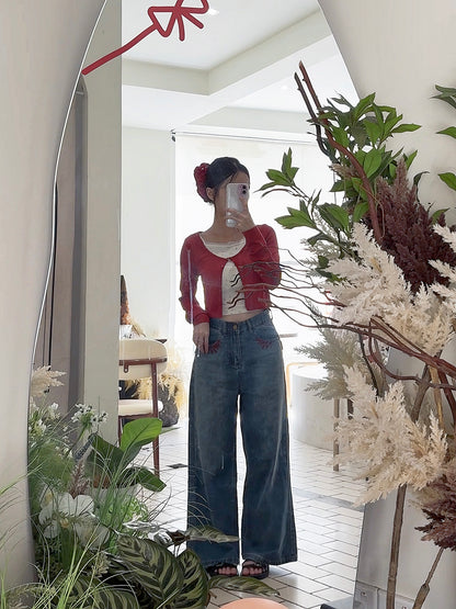 CHERRY KISS JEANS  - PETITEGIRLS 小个子定制款