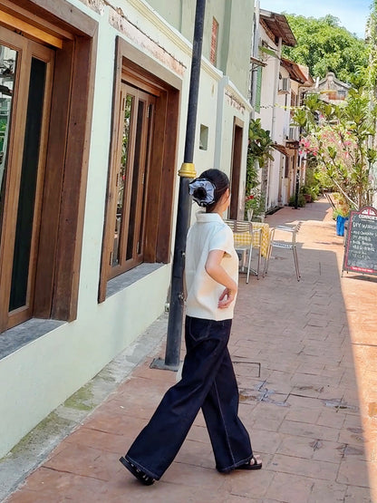 CLASSIC DARK BLUE JEANS  - PETITEGIRLS 小个子定制款