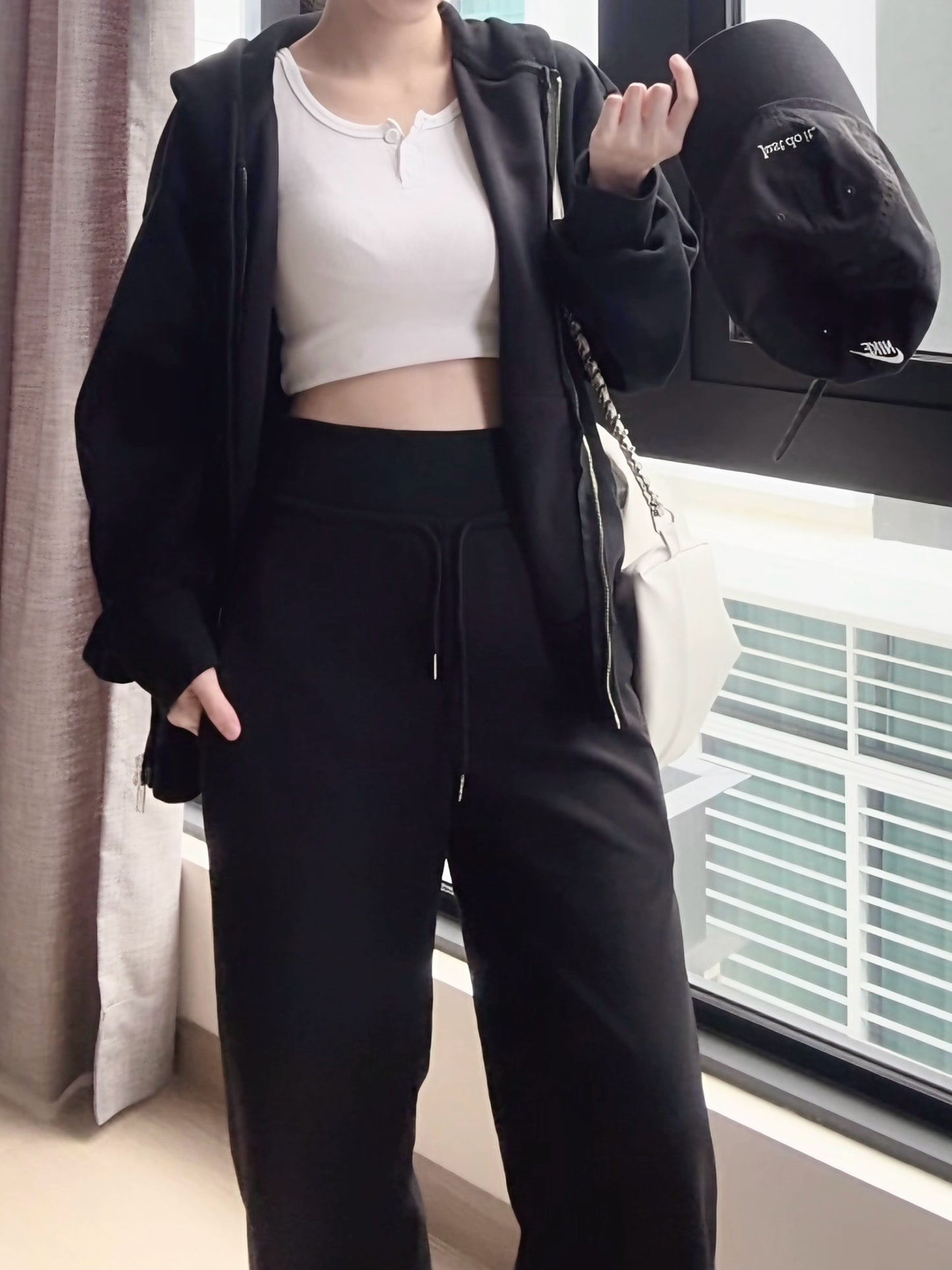SOFT BLACK BRIANNA PANTS - PETITEGIRLS 小个子定制款