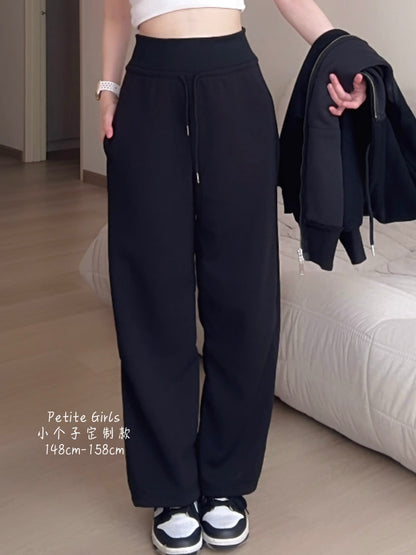SOFT BLACK BRIANNA PANTS - PETITEGIRLS 小个子定制款