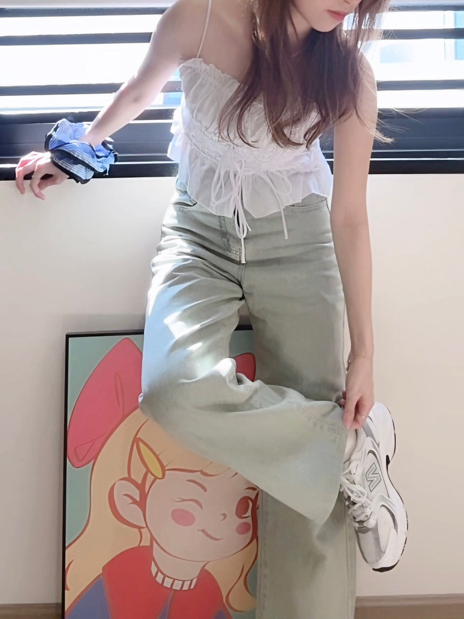 MORNING LIGHT STRAIGHT JEANS - PETITEGIRLS 小个子定制款
